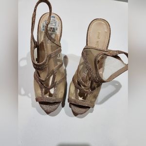 Nine west Metallic heels